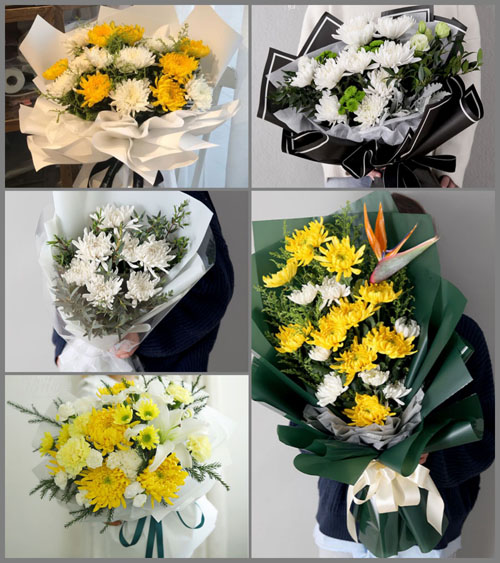 黑龙江黑河爱辉区白事花束代送